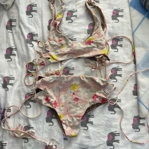 Acacia Swimwear Cherry Blossom Set Size Small